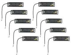 All Star Truck Parts 4x1 Black Bracket and Single Wire Plug for Thin Line Series Trailer Clearance and Side Marker Lights All Weather ABS MC65 Series Model 19