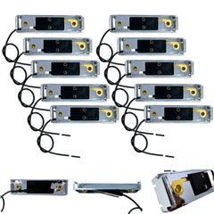 All Star Truck Parts 4x1 Black Bracket and Single Wire Plug for Thin Line Series Trailer Clearance and Side Marker Lights All Weather ABS MC65 Series Model 19