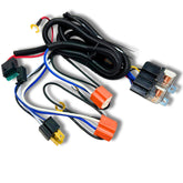ALL STAR TRUCK PARTS 2-Headlight H4 Headlamp Light Bulb Ceramic Socket Plugs Relay Wiring Harness Kit