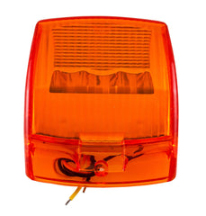 All Star Truck Parts 5x Bright Amber Yellow 17 LED Clear Lens Cab Marker Top Clearance Roof Lights Assembly Replacement Semi Truck Trailer Kenworth Peterbilt Freightliner Mack International DOT