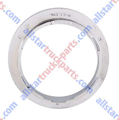 All Star Truck Parts 4" Round Chrome Bezels Flange Stop Turn Tail Light Covers Rings for Truck Trailer Kenworth Peterbilt 10pcs