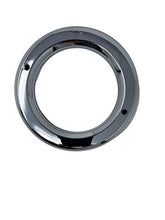 All Star Truck Parts 4" Inch Round Chrome Bezel Grommet for Vehicle Lights Stop Turn Tail Light Covers Rings for Truck Trailer Kenworth Peterbilt