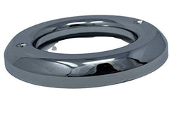 All Star Truck Parts 2.5 Inch Round Chrome Bezel Grommet for Vehicle Lights Side Marker Stop Turn Tail Light Covers Rings for Truck Trailer Kenworth Peterbilt