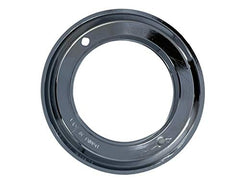 All Star Truck Parts 2.5 Inch Round Chrome Bezel Grommet for Vehicle Lights Side Marker Stop Turn Tail Light Covers Rings for Truck Trailer Kenworth Peterbilt