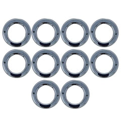 All Star Truck Parts 2 & 6 Inch Round Chrome Bezel Grommet for Vehicle Lights Side Marker Stop Turn Tail Light Covers Rings for Truck Trailer Kenworth Peterbilt