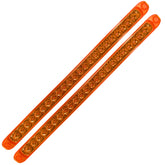 All Star Truck Parts 2PC Amber/Red/White 17" 46 LED Light Bar Running Side Marker Rear Tail Trailer Light Motorcycle Utility Boat Trailer Car Truck Cargo Toy Hauler Surface Mount Waterproof