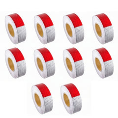 DOT Reflective Tape - DOT-C2 Conspiciuity Tape - Commercial ROLL - 2" inch x 150' FEET - Automobile Car Truck Boat Trailer Semi Truck Bus RED/White/Yellow/Flourescent Yellow Green