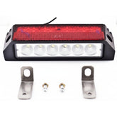 36 LED Combination Stop Turn Tail & License Plate Light Red White Trailer Truck