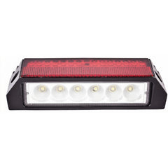 36 LED Combination Stop Turn Tail & License Plate Light Red White Trailer Truck