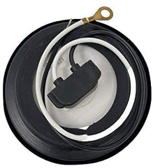 2.5" Red/Amber 4 Led Round Side Marker Clearance Lights Grommet Flush Mount, Sealed Truck Trailer with Reflex Lens, IP67 Waterproof- Super Bright DOT SAE P2 FMVSS 180