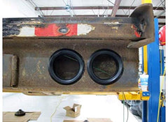 4" Inch Round Rubber Grommet for Vehicle Lights Side Marker Stop Turn Tail Light Covers Rings for Truck Trailer Kenworth Peterbilt 10pcs