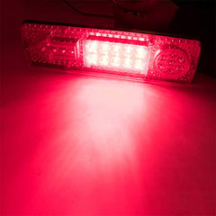 2ND GENERATION ULTRA BRIGHT 23 LED Red Amber White Integrated Trailer Tail Lights Bar 12V Turn Signal Running Lamp for Trailer UTV UTE RV ATV Box Truck Left and Right (2 Pack)