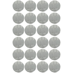 3" Inch Round DOT-SAE Amber/Red/White High Visibility Reflective Stick-On Prism Reflector | Strong Adhesive/Weatherproof | Trailer Camper RV Flatbed Fender Property Boat Marine