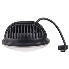 5.75" 5-3/4" 36W Crystal Round LED Headlight Sealed Beam IP68 Waterproof Replacement 4000 4040 5506 H5006 H651 / H466 Chrome (2D reflector)