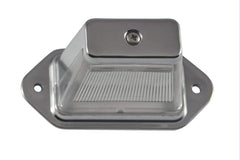 4"x2" Heavy Duty Surface-Mount 6 LED Trailer License Plate Lights DOT/SAE L FMVSS Certified IP67 Waterproof Rated Ultra-Durable License Tags Trailers RV Trucks Boat SUV Black Chrome Housing 12V