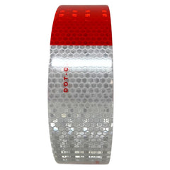 Conspicuity Tape Premium DOT-C2 Approved Reflective Truck Trailer Red White 2�x150� 4 Year Average Life -1 Roll