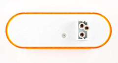 6" Oval LED Recessed Amber Strobe Light, 24 LED DOT/SAE Approved & Marked, Waterproof, Super Bright High Powered Strobe for Towing�