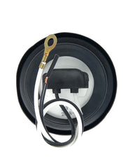 2" Round Red 9 LED Light Trailer Side Marker Clearance Identification Grommet & 2 Wire Plug/Pigtails Flush Mount