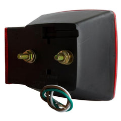 12V Waterproof Square LED Trailer Tail Light Kit Clear Lens Red Trailer Brake Stop Tail Turn Signal Running Lights License Kit for Camper Truck RV Boat Trailer Snowmobile Marine