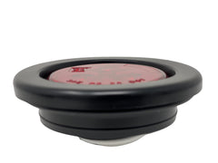 2.5" Red/Amber 3 LED Round Side Marker Clearance Lights Grommet Flush Mount, Sealed Truck Trailer with Reflex Lens, IP67 Waterproof- Super Bright DOT SAE P2 FMVSS 180