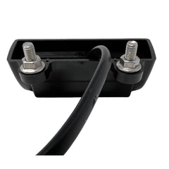 Heavy Duty 3.29"x1.6" Surface-Mount 6 LED Trailer License Plate Lights DOT/SAE Certified IP67 Waterproof Rated Ultra-Durable Tags for Trailers, RVs, Trucks & Boats - Black 10V-30V (Qty 1)