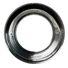 [2x 2.5" Inch Round Chrome Bezel With Hooded Visor Grommet for Vehicle Lights Side Marker Stop Turn Tail Light Covers Rings for Truck Trailer Kenworth Peterbilt 2pcs