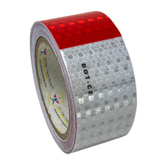 Conspicuity Tape DOT-C2 Approved Reflective Truck Trailer Red White