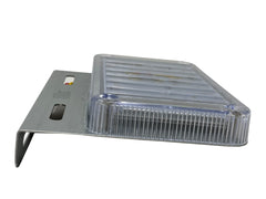 5.5" x 3" Rectangle 21 LED Red + Blue Strobe Light Metal Mounting Bracket DOT/SAE Approved Waterproof Anti-Shock Anti-Fog Towing Construction Safety Truck (2 PACK)