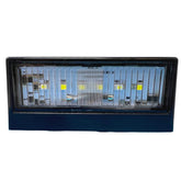 Heavy Duty 3.29"x1.6" Surface-Mount 6 LED Trailer License Plate Lights DOT/SAE Certified IP67 Waterproof Rated Ultra-Durable Tags for Trailers, RVs, Trucks & Boats - Black 10V-30V (Qty 1)