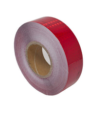 Red Reflective Tape DOT-C2 Conspicuity Tape - COMMERCIAL ROLL - Automobile Car Truck Boat Trailer Semi (Red)