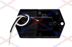 Square Red/Amber 3-LED Marker Light Reflectorized Lens Surface Mount, 2-4/5" Rectangular Truck Trailer Towing Led Light Side Reflector Reflex Accessories