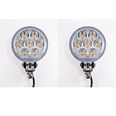 Qty 2-4.5 inch 7 LED Round Work Spot Light 21w Off Road Jeep Truck 4x4 Lamp