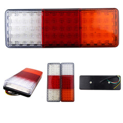 75 LED Truck Rectangle 3 Color Tail Light Bar Waterproof Turn Signal Brake Reverse Running Taillight for Truck Boat Trailer Pickup RV Camper UTV UTE Vans (2PCS) 12V