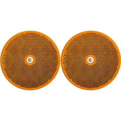 Class A 3-3/16" Round Reflector with Center Mounting Hole Trailers, Trucks, Automobiles, Mail Boxes, Boats, SUV's, RV's, Industrial Applications