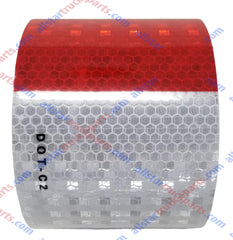 Conspicuity Tape DOT-C2 Approved Reflective Truck Trailer Red White
