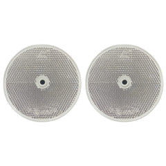 Class A 3-3/16" Round Reflector with Center Mounting Hole Trailers, Trucks, Automobiles, Mail Boxes, Boats, SUV's, RV's, Industrial Applications