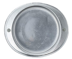 Amber/Red 3” Round Reflector with Aluminum Base Screw On 2 Holes for Trucks, Towing, Trailers, RVs and Buses