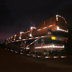 Conspicuity Tape DOT-C2 Approved Reflective Truck Trailer Red White