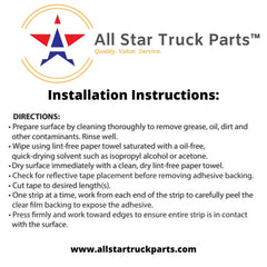 Conspicuity Tape DOT-C2 Approved Reflective Truck Trailer Red White