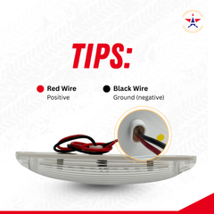 All Star Truck Parts 5pc Amber/Smoke/Clear Lens Yellow 12 LED Top Cab Marker Roof Running Lights Lamps Assembly Replacement for Freightliner Cascadia 2008-2019 Heavy Duty Truck Cab Lights, Flange Mount, 6"x2"