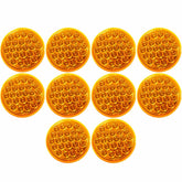 4" Round LED Trailer Tail Light 24 LED Stop Turn Tail Parking Signal Brake Marker Running Lights 3 Wire Pigtail Plug Trucks Trailer RV Boat Dump Truck Camper IP67 Waterproof DOT Approved 12V