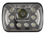 7x6" inch CREE DRL Replace H6054 6014 LED Headlights High/Low Beam 55W - Qty 2 - All Star Truck Parts
