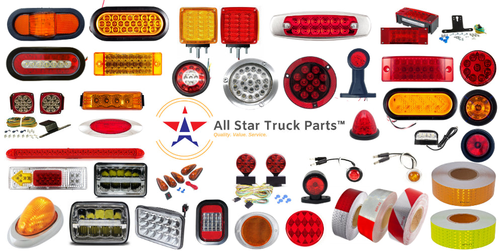 Forberedelse Miniature Psykiatri Shop Truck parts | Reflective Tape, LED Light, RV Trailer Wiring cable – All  Star Truck Parts