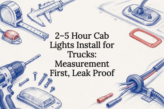 Decorative cab light installation title card
