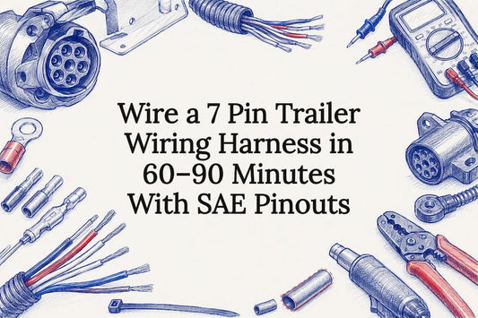 Decorative trailer wiring title card