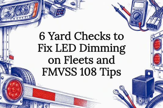LED fleet lighting diagnostic title card