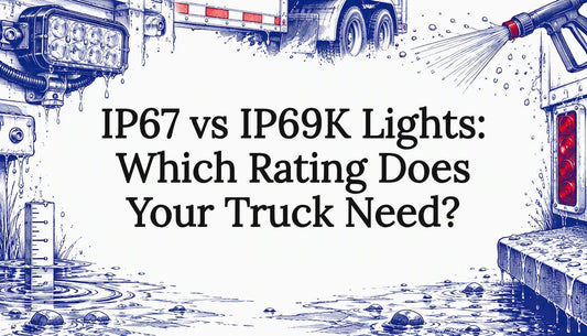Decorative truck light rating title card