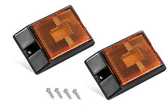 All Star Truck Parts 12V LED Trailer Light Wiring Kit Super Bright Submersible Boat Trailer Lights Utility Brake Turn Tail License Lights for Under 80" Camper Truck RV Snowmobile DOT IP68 Waterproof