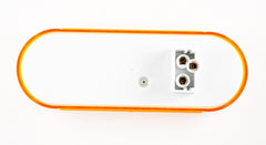 6.5" Inch Oval Amber/Red 24 LED Turn Tail Clearance Signal Light Truck Trailer