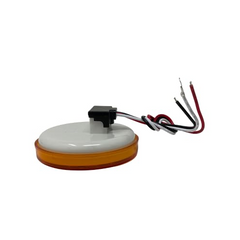 All Star Truck Parts 4" Round LED Recessed Amber Strobe Light, 24 LED DOT/SAE Approved & Marked, Waterproof, Super Bright High Powered Strobe for Towing (2PC Without Grommet)